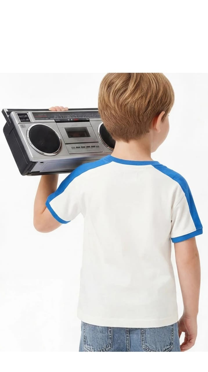 Blue Trim Tee kidswear