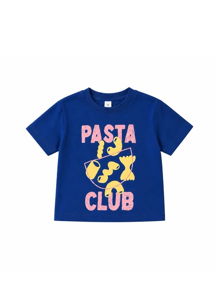 Pasta Blue Tee kidswear