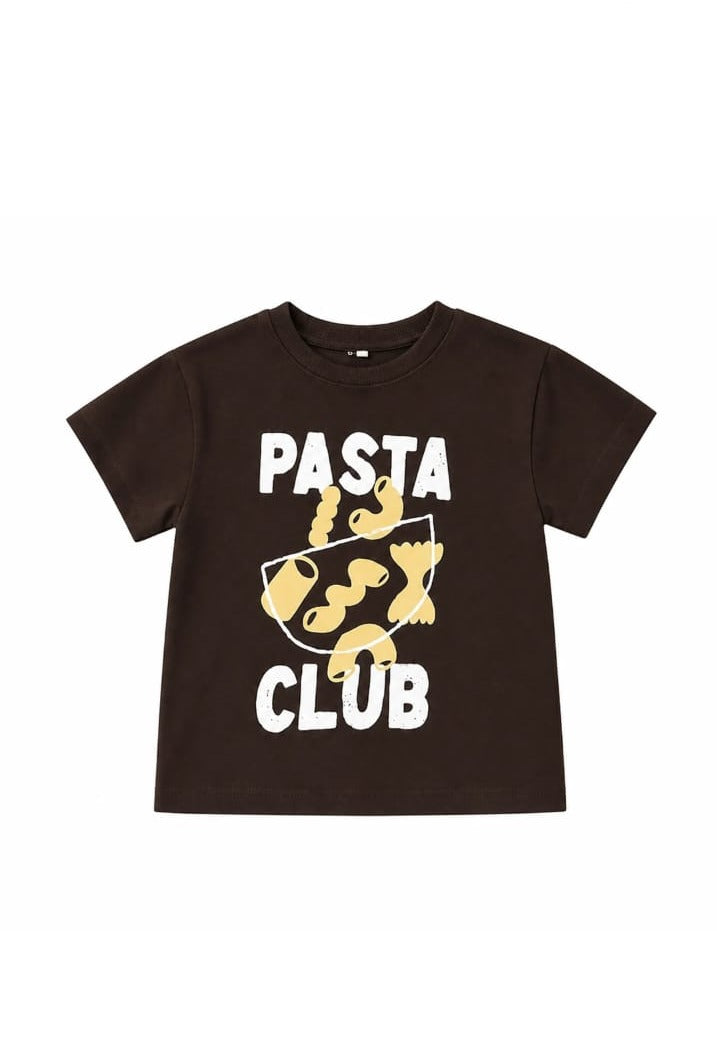 Pasta Brown Tee kidswear