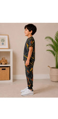 Black Dash PJ Set