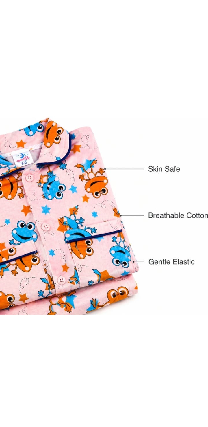 Orange Dino PJ Set kidswear