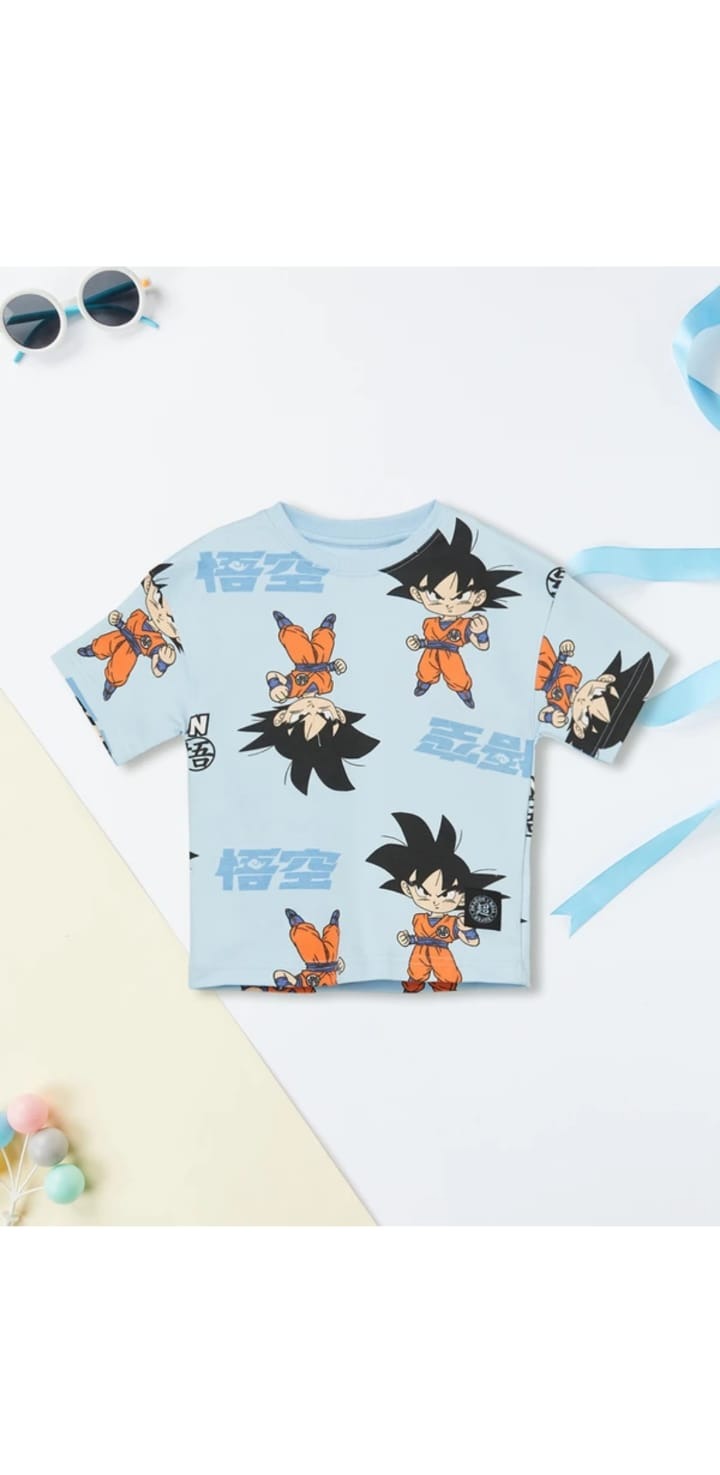 Blue Dino Tee kidswear