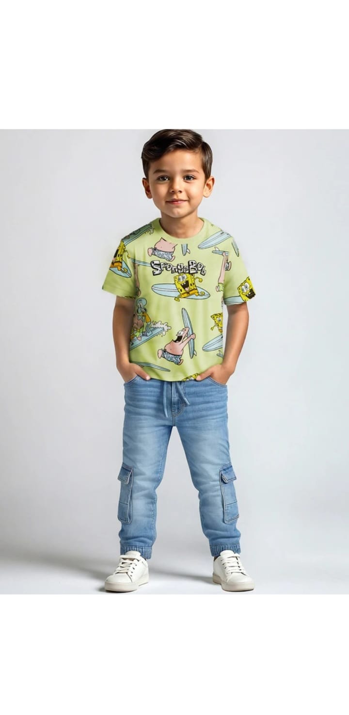 Green Dino Tee kidswear
