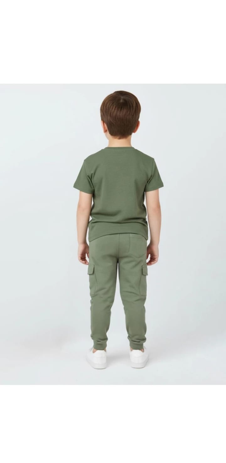 Green Utility Set kidswear