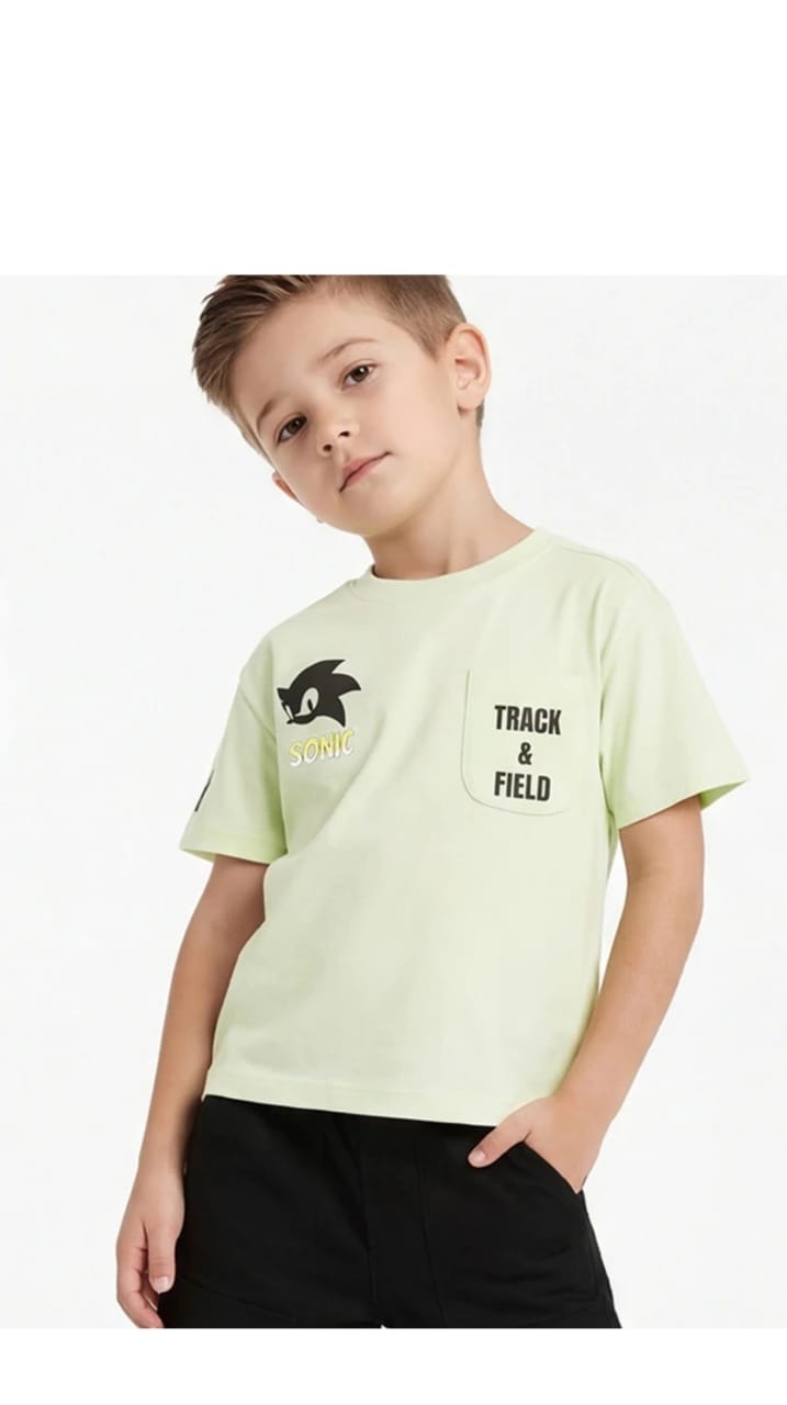 Green Game Tee kidswear