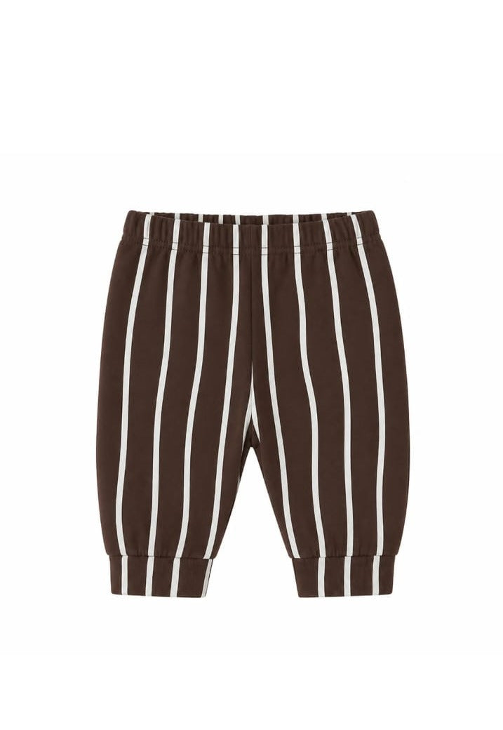 Brown Stripe Joggers
