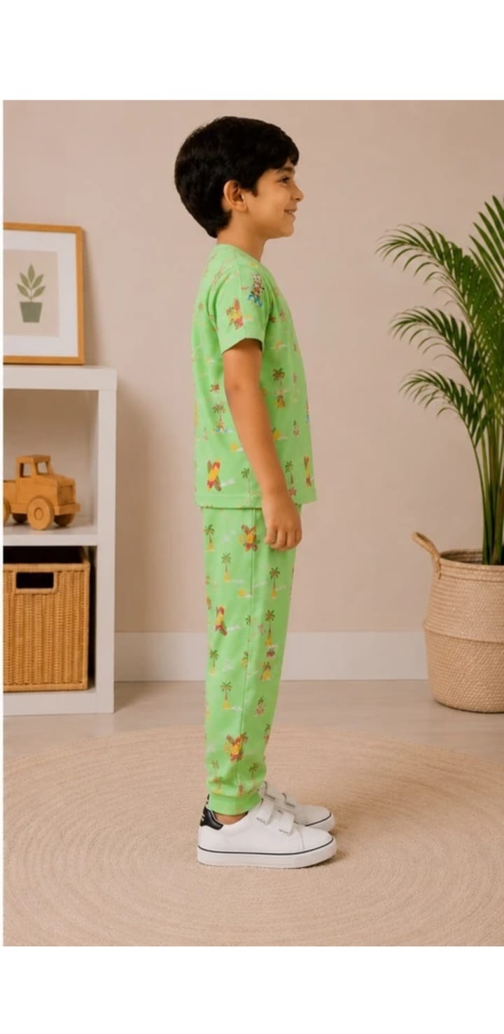 Green Play PJ Set kidswear
