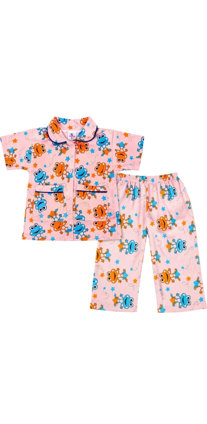 Orange Dino PJ Set kidswear
