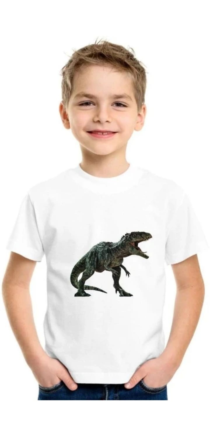 Dino White Tee