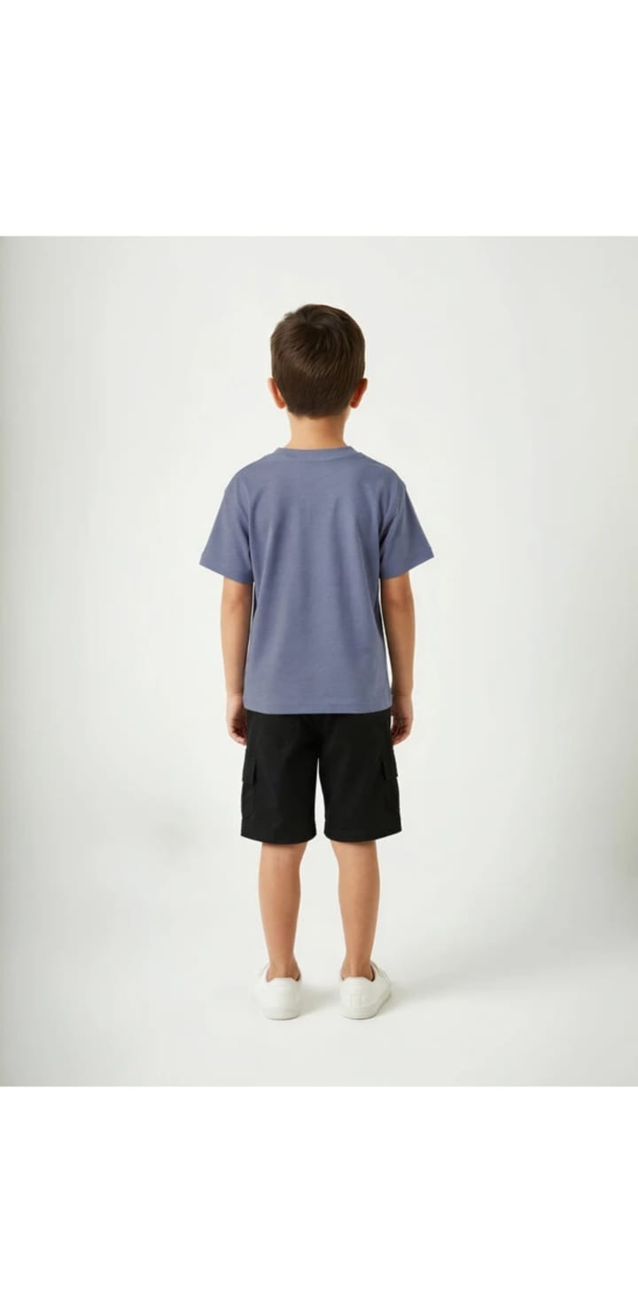 Navy Cartoon Tee